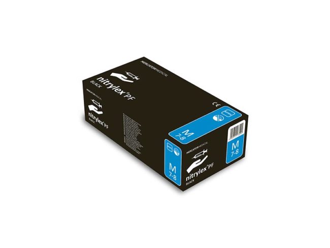 Rękawice winylowe zalecane dla osób uczulonych na lateks.